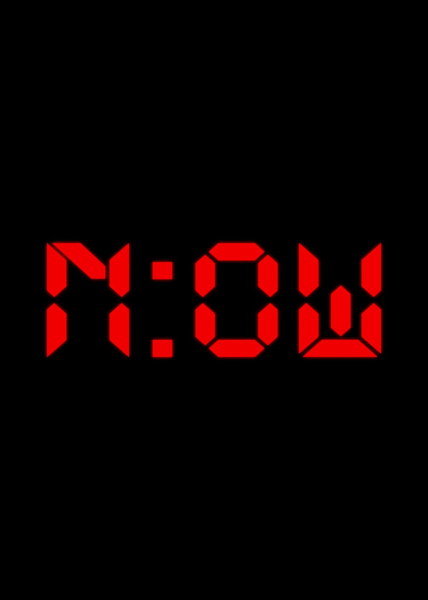 Motivational clock print