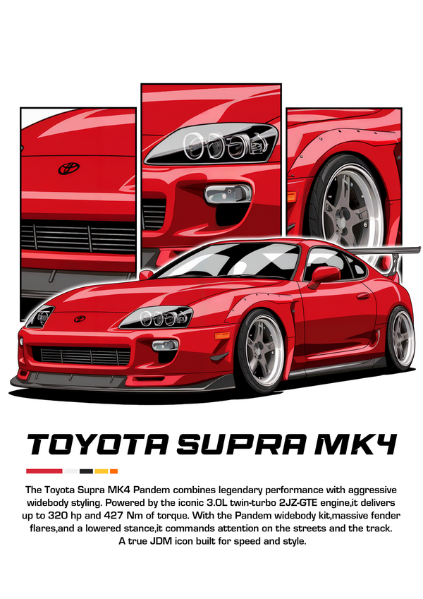 Toyota Supra print