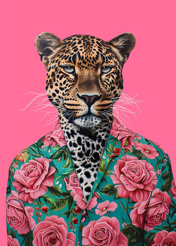 Leopard pop art